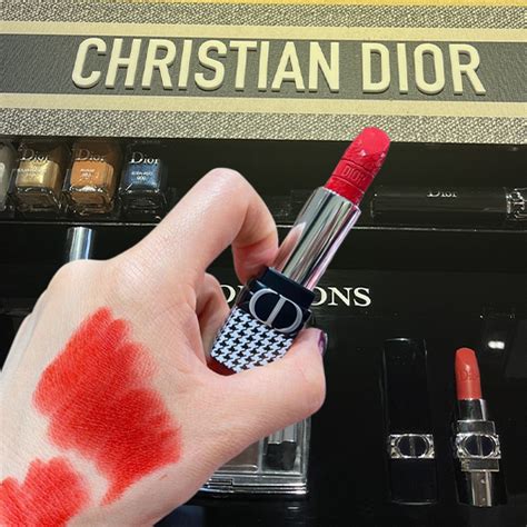 rouge dior houndstooth|Rouge Dior limited edition.